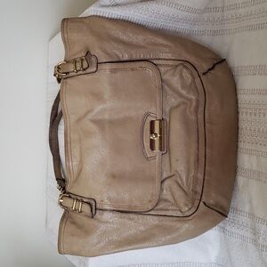 COACH Kristin Pinnacle Leather Tote in Tan Shimmer F19385